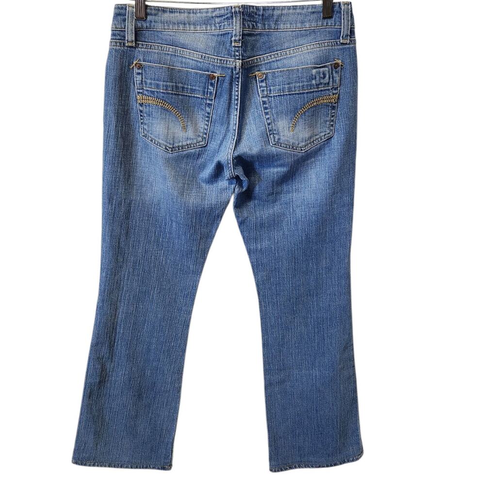 Joe's Jeans Stretch Light Wash Boot Cut Low Rise Denim Pant Jeans Size 28 - Picture 6 of 7